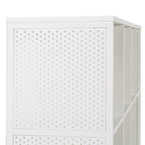 OSP Home Furnishings Ace 8 Cube Bookcase/Storage  White