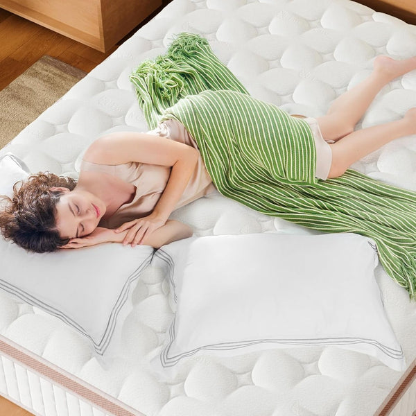 English Elm 12 Inch King Hybrid Mattress Gel Foam Pocket Springs Firm Support Cool Sleep B2716P415718