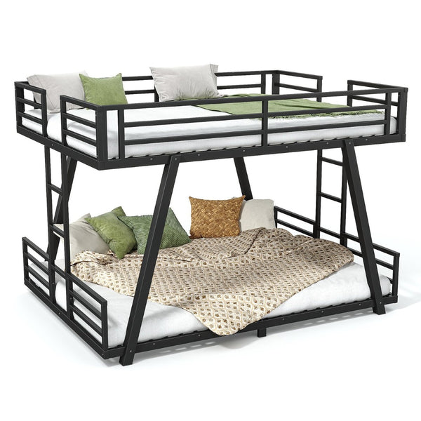 English Elm Double Twin House Bed Pine Wood Frame Kids Playhouse Bunk with Storage Drawers W5305S00055