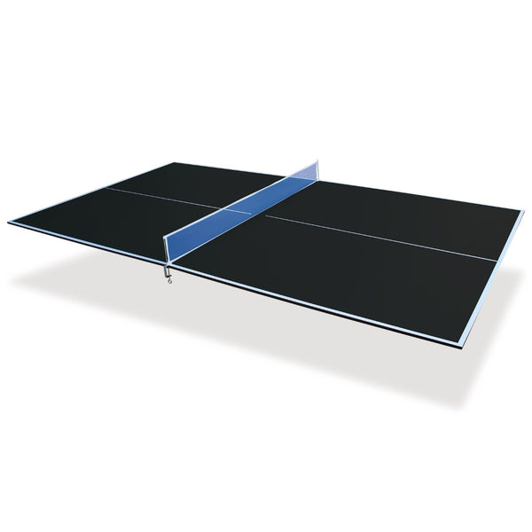 English Elm 9ft Foldable Ping Pong Conversion Top Mdf Playing Surface for Game Room Fun Black W1408P442642