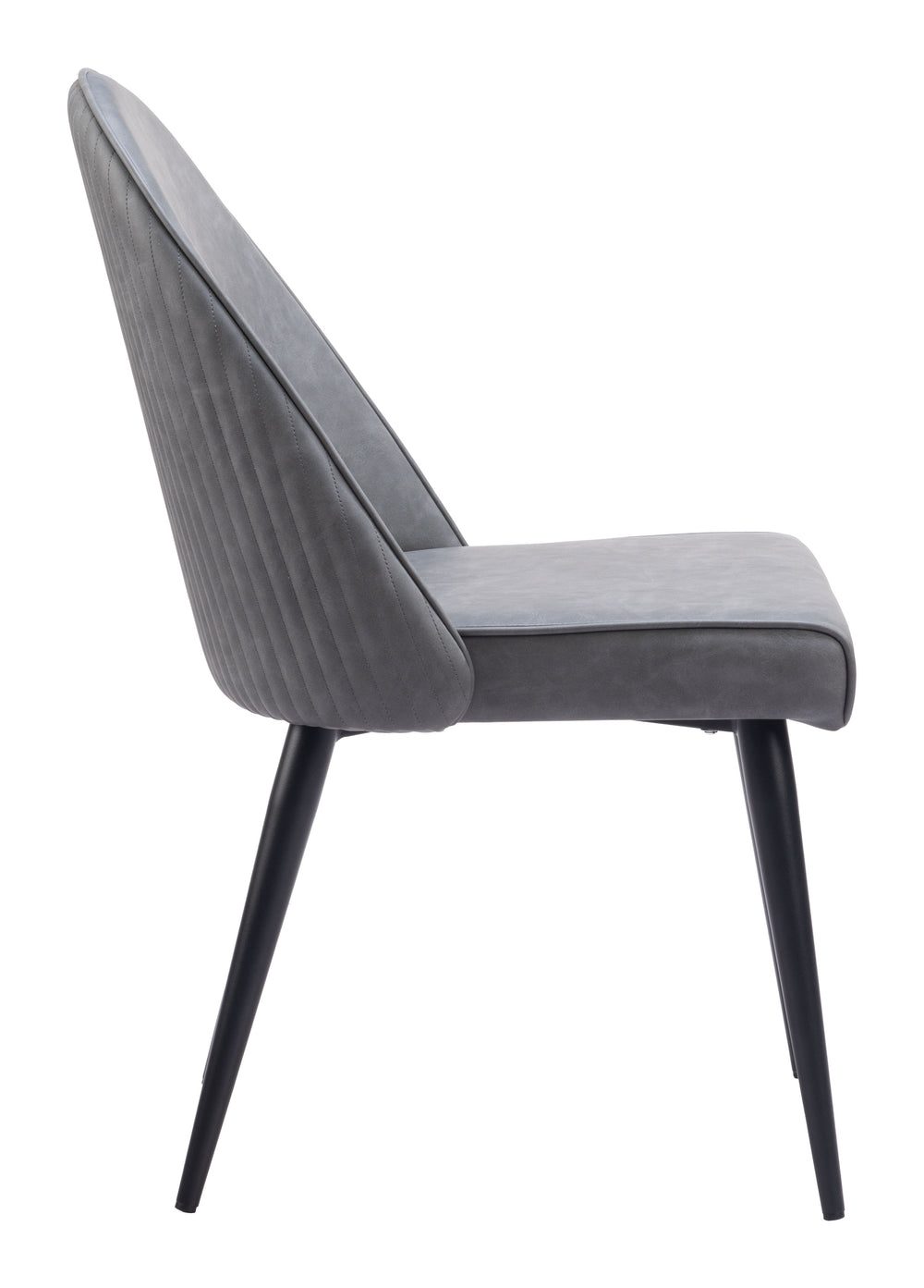 Silloth Armless Dining Chair - Set of 2 Gray 110118 Zuo Modern