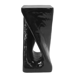 English Elm Christopher Knight Home® - Outdoor Twist Shape Side Table - Lightweight Magnesium Oxide Accent For Patio, Poolside, Or Balcony N770P291498B