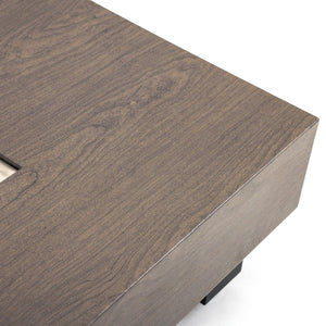 English Elm 60-INCH Modern Fire Pit Table with Stainless Steel Burner, Rain Cover, Propane Heater for Patio Gatherings Black,Walnut W3131P333699