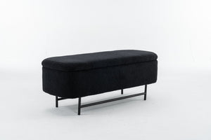 English Elm Bench Versatile Indoor Seating Solution In Elegant Black - Perfect For Living Room, Bedroom & Entryway T3903P372078