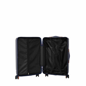 English Elm 4-piece Abs Hard Shell Luggage Set with Spinner Wheels Built-in Lock Lightweight Travel Blue T3292P291285
