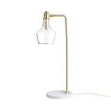 Hampton Hill Auburn Modern/Contemporary 24" H Table Lamp with Marble Base FB153-1175 Gold