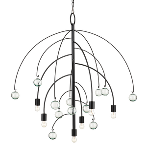 Factotum Black Chandelier