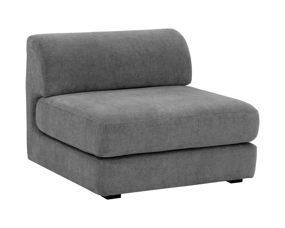 Sunpan Harmony Modular Sectional - Stylish, Contemporary Design for Ultimate Comfort and Versatile Spaces Armless Chair - 35.75W x 35.75D x 27.5H