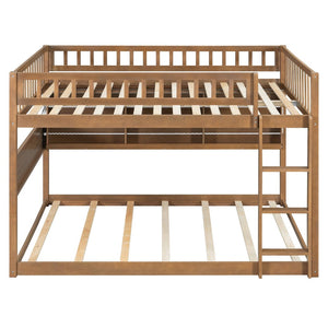 English Elm Full Over Bunk Bed with Led Lighting Pegboard Shelving and Pine Wood Frame Brown LT000278AAP