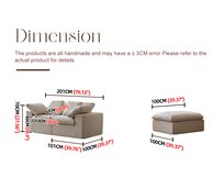 English Elm Modular 3-Seat Sectional Sofa With Ottoman – Versatile Modern Minimalist Sleeper For Small Spaces W3622S00009