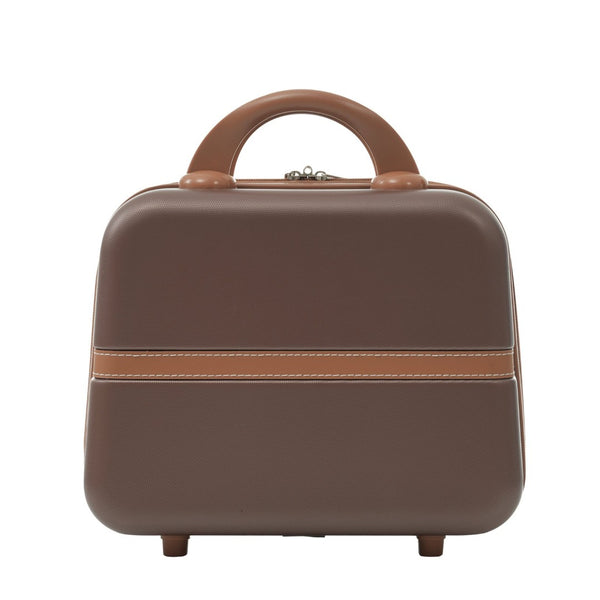 English Elm Hardshell Abs Spinner Luggage Set Four Piece Expandable Tsa Lock Travel Suitcases Brown N732P170218O
