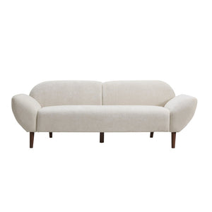 English Elm 83.5 In. Three Seat Boucle Sofa with Looped Texture and Lumbar Support for Living Rooms N773IS00035B