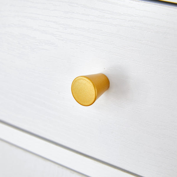 English Elm Modern white storage cabinet with vine rattan design, MDF shoe & bedside organizer, quick assembly, sleek decor W1151P151509