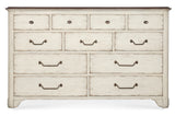 Americana Dresser Whites/Creams/Beiges Americana Collection 7050-90001-02 Hooker Furniture