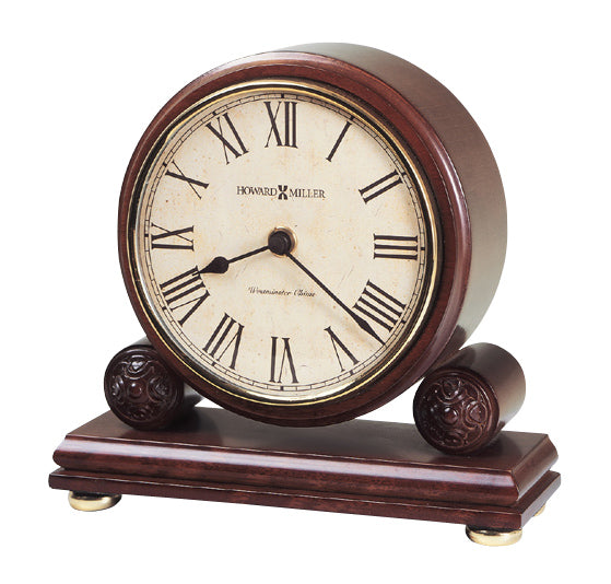 Hekman Furniture 635123 Redford Mantel Clock - Elegant Windsor Cherry Finish, Classic Chime, Durable & Stylish Decor Windsor Cherry Redford Mantel Clock 635123