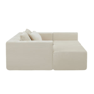 English Elm Christopher Knight Home® - 107" Compressed Sectional Sofas In Elegant Khaki - Modular Design, Cloud-Like Comfort & Durability! N771P346765V_N771P346766V
