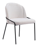 Jambi Dining Chair - Set of 2 Ivory 109965 Zuo Modern