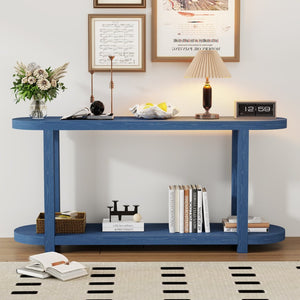 English Elm U_Style Modern Minimalist Ash Veneer Console Table For Entryways, Living Rooms, And Hallways Decor N711P241273V-GIGA