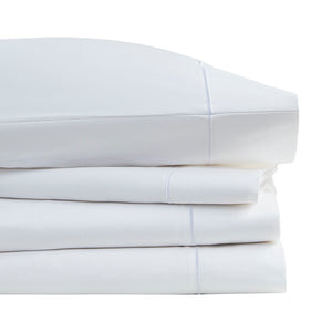 JLA Home Madison Park - Pima breathable long-staple cotton sheet set with Baratta hemstitching for lasting luxury and comfort White PC20-142