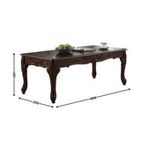 English Elm 3 Piece Dark Cherry Finish Coffee & End Table Set