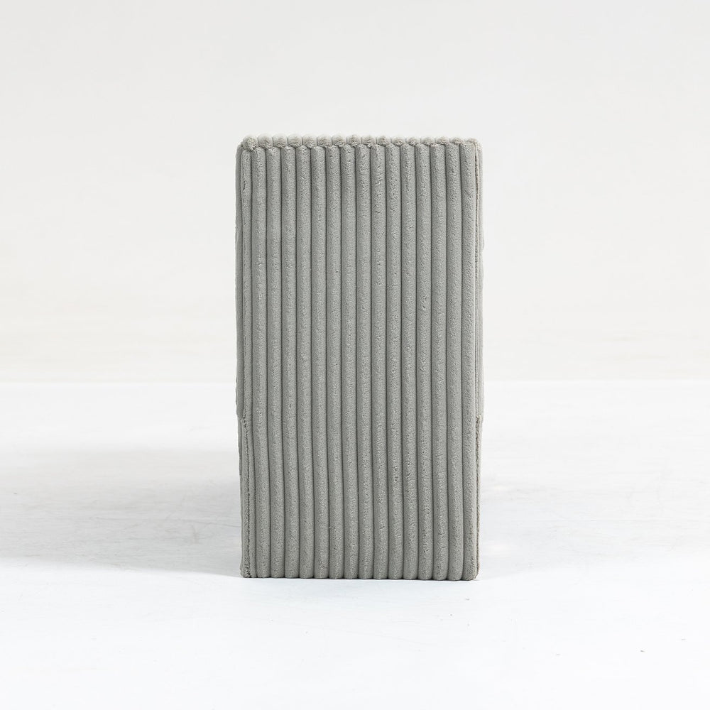 English Elm Modular Coffee Table With Storage, Usb Ports & Cupholders - Stylish Gray Accent For Living Rooms W3098P256999