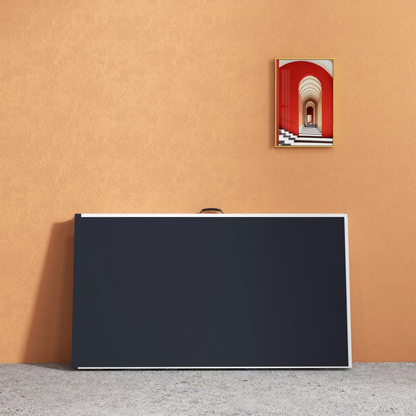 English Elm Soozier Quarter Fold Ping Pong Table Mdf Surface Steel Frame Ready to Play Set W2225P200632