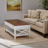 Christopher Knight Home® - Noble House - Decatur Farmhouse Faux Wood Lift Top Coffee Table