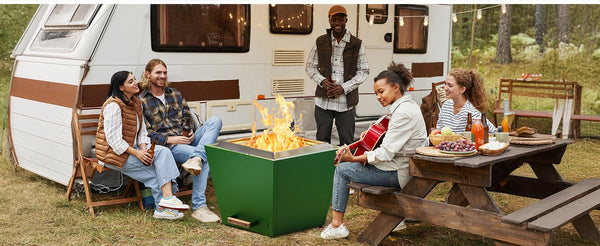 English Elm Cyberpit One Pro 25 Inch Smokeless Fire Pit - Portable, Easy Cleanup, Stylish For Outdoor Gatherings W944P272794