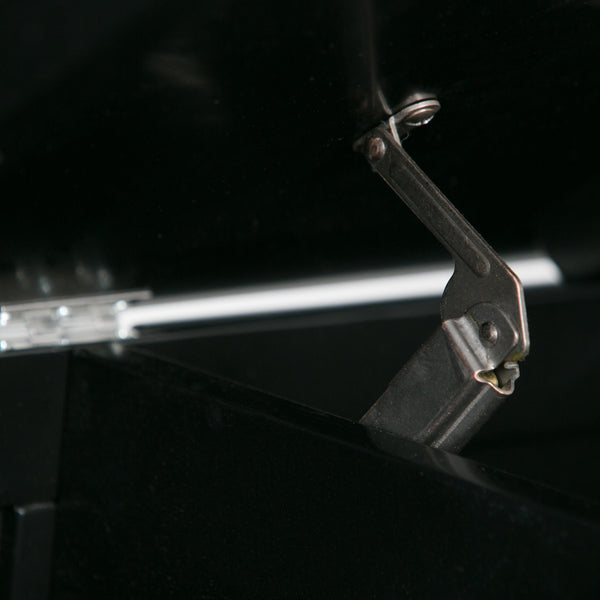 English Elm Amherst Solid Wood Entryway Storage Bench - Stylish Black Seat With Hidden Storage For Two B136P158267