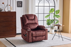 English Elm Oversized Power Lift Recliner with Massage Heat and Infinite Recline for Home Theater W3698S00002
