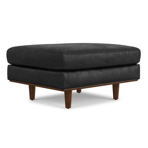 English Elm Morrison Ottoman - Handcrafted Mid-Century Modern Footrest & Extra Seating With Eco-Friendly Design B136P364272