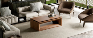 English Elm 43.3'' Wood Veneer Lift Top Coffee Table with Hidden Storage for Living Room Walnut W1435P453255