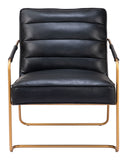 Dallas Accent Chair Vintage Black 109521 Zuo Modern