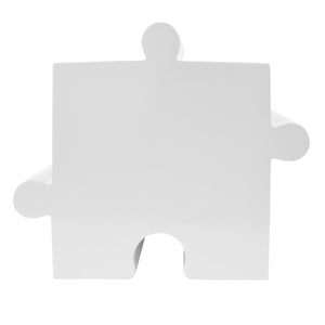 English Elm Christopher Knight Home® - 3-Piece Sculptural Puzzle Table Set - Interlocking Mgo Accent Tables For Indoor & Outdoor Use, White N770PS33132W