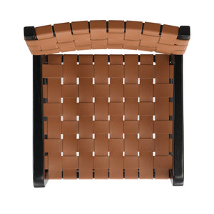 English Elm Christopher Knight Home® - DINING Chair Set of 2 PU Leather Dining Chairs with Rubberwood Frame, Modern Industrial Elegance Brown 74689.00BRN