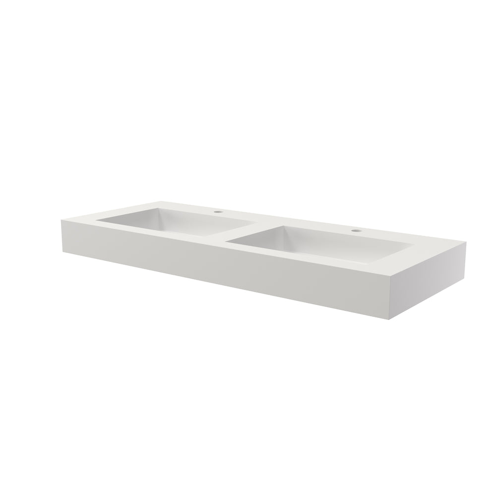 English Elm Stone Resin Seamless Basin Sink for Spa and Contemporary Bathroom Vanity Decor T3785P355766