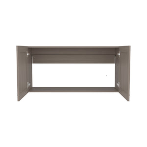 English Elm Wall Wall Cabinet with 2 Doors for Kitchen Storage, Modern Engineered Wood Design, Durable & Compact White Oak 44.09 L x 29.13 W x 3.54 H B097P350280