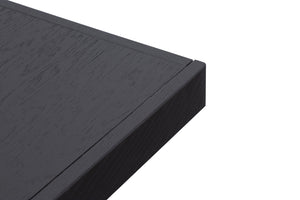 English Elm Laurel Laurel Canyon 72" Fireplace Mantel with 42" Electric Insert, Oak Craftsmanship & Cable Management Black B108P292281