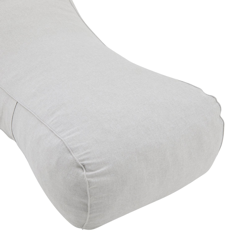 English Elm Christopher Knight Home® - Lemoore Outdoor Bean Bag Lounge Chair For Ultimate Comfort - Weather-Resistant, Light Gray Design N775P265563G