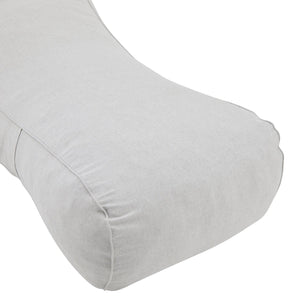 English Elm Christopher Knight Home® - Lemoore Outdoor Bean Bag Lounge Chair For Ultimate Comfort - Weather-Resistant, Light Gray Design N775P265563G