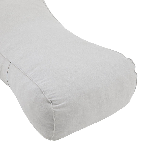 English Elm Christopher Knight Home® - Lemoore Outdoor Bean Bag Lounge Chair For Ultimate Comfort - Weather-Resistant, Light Gray Design N775P265563G