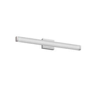 English Elm Bathroom Vanity Light - Modern Brushed Nickel 33" Led Wall Bar Fixture For Bright 6000K Illumination W2312P374954