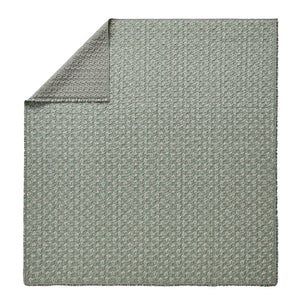 English Elm 3-piece King Quilt Set Ruffle Trim Vermicelli Stitching Soft Polyester Bohemian Bedding Sage Green B035P408231