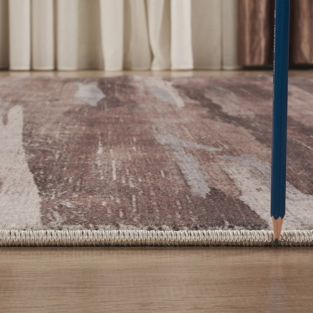 English Elm Jewel Toned Multicolor Area Rug Low Pile Turkish Woven for Living and Dining Rooms B186P428927
