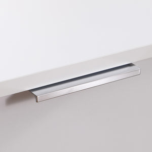 English Elm Nightstand with Drawer | 3-Tier Modern Bedside Table with Hidden Drawer, Open Shelves, Sturdy Build White 26 L x 17 W x 5.1 H W3151P345749