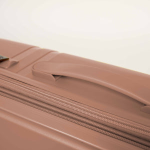 English Elm 6-piece Hard Shell Spinner Luggage Set Expandable Polypropylene with Combo Lock Rose Gold T3292P329374