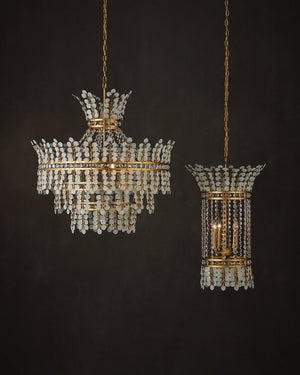 Currey & Company Bradshaw Chandelier - Elegant Art Deco Design With Crystal Accents For Timeless Illumination And Style Gold Glass ,Crystal ,Wrought Iron 9000-1295-currey-company