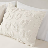 Intelligent Design Larissa Modern/Contemporary Animal Chenille Comforter Set ID10-2420 Off-White