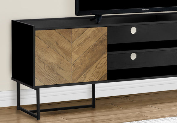 English Elm Tv Stand, 72 Inch Contemporary Media Console With Storage, Modern Design For Living Room & Bedroom B2710P219118-GIGA