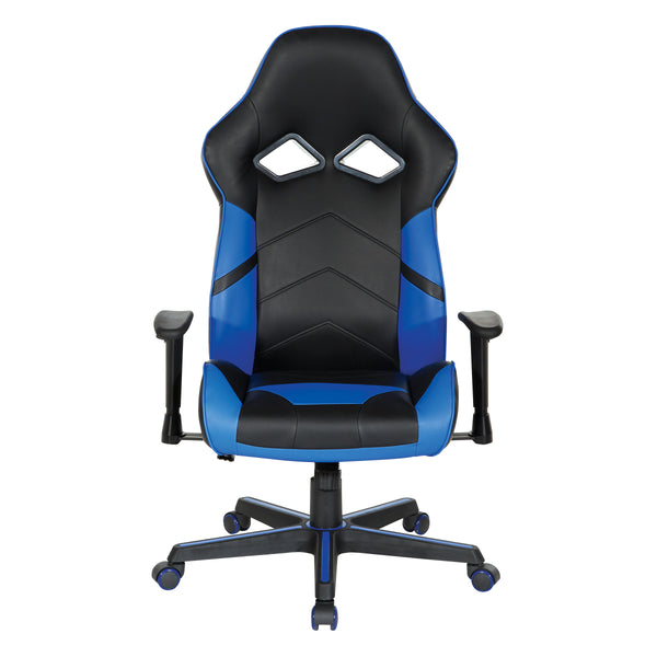 OSP Home Furnishings Vapor Gaming Chair Blue/Black